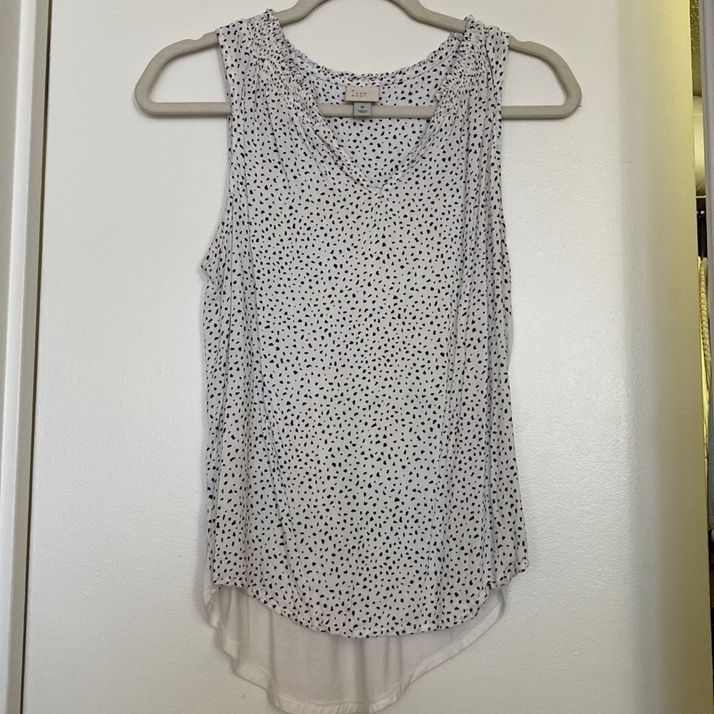 Leopard print tank top
